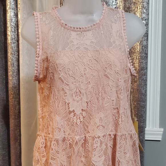 NWT Paper + Tee lace crochet top size M - Picture 2 of 5